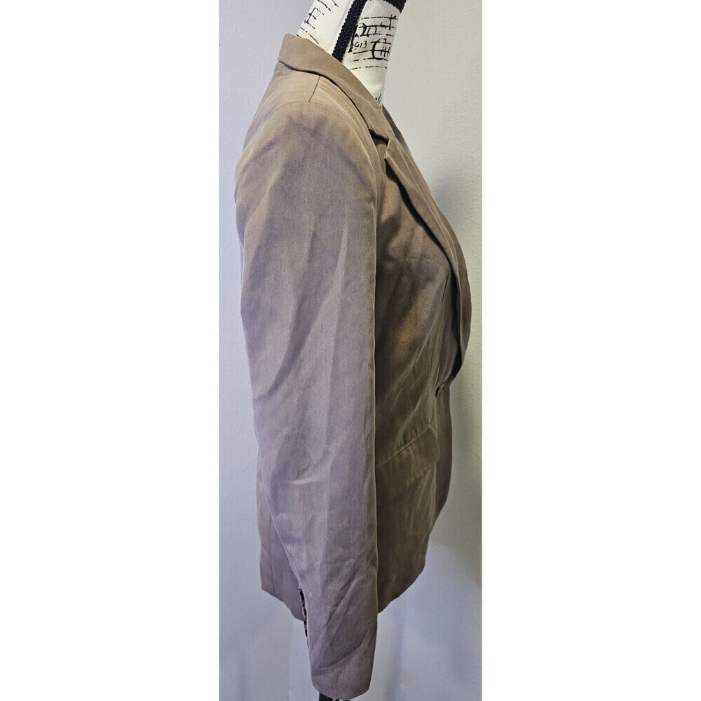 New Reformation Women's Classic Slim Blazer Mushroom S Business Single Button - Picture 8 of 16